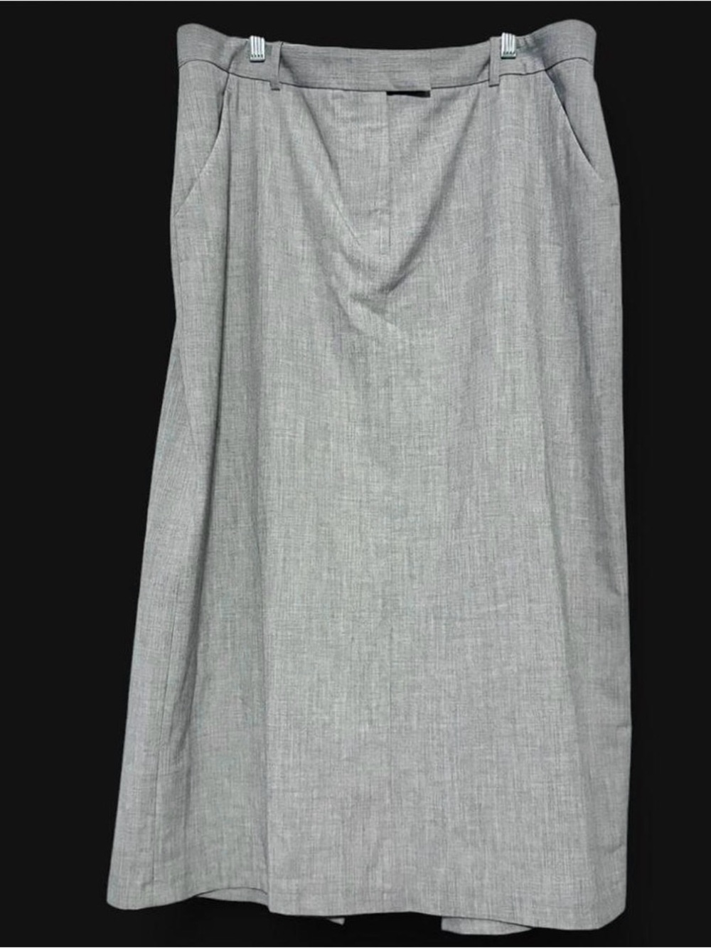 A&F Women's Gray Column Skirt